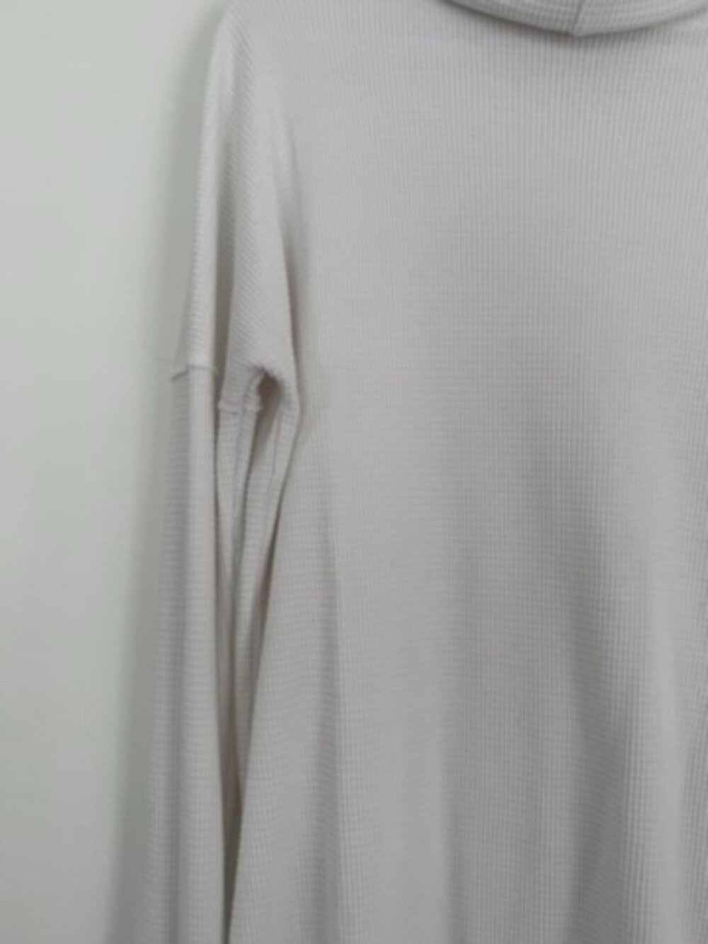 TNA Waffle Knit Cowl Neck Long Sleeve Top | White | Size M - Picture 10 of 10